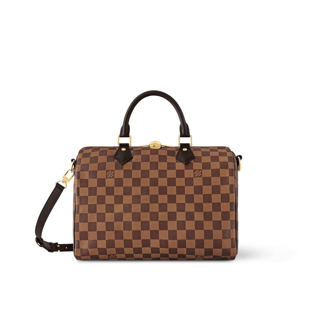 Louis Vuitton Brown Checkered Crossbody Bag